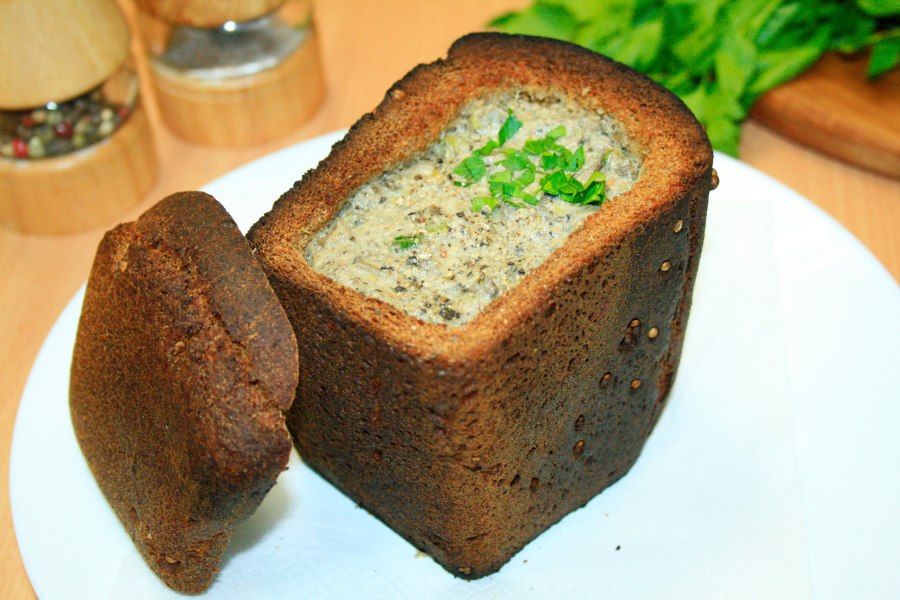 Суп в хлебе