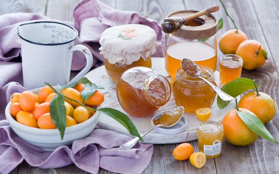 Фруктовый чай с апельсином и мятой