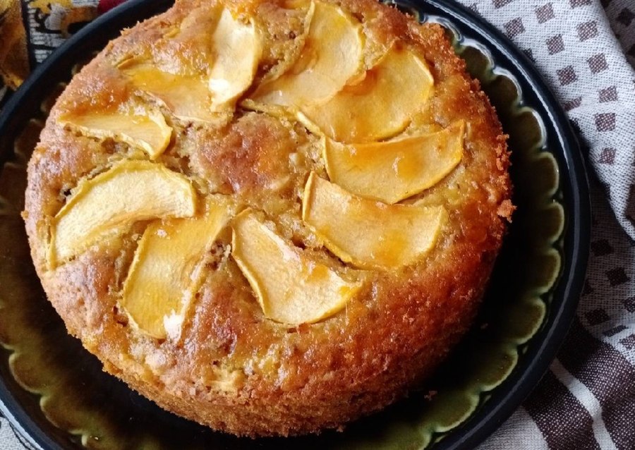 Баварский пирог с грушами