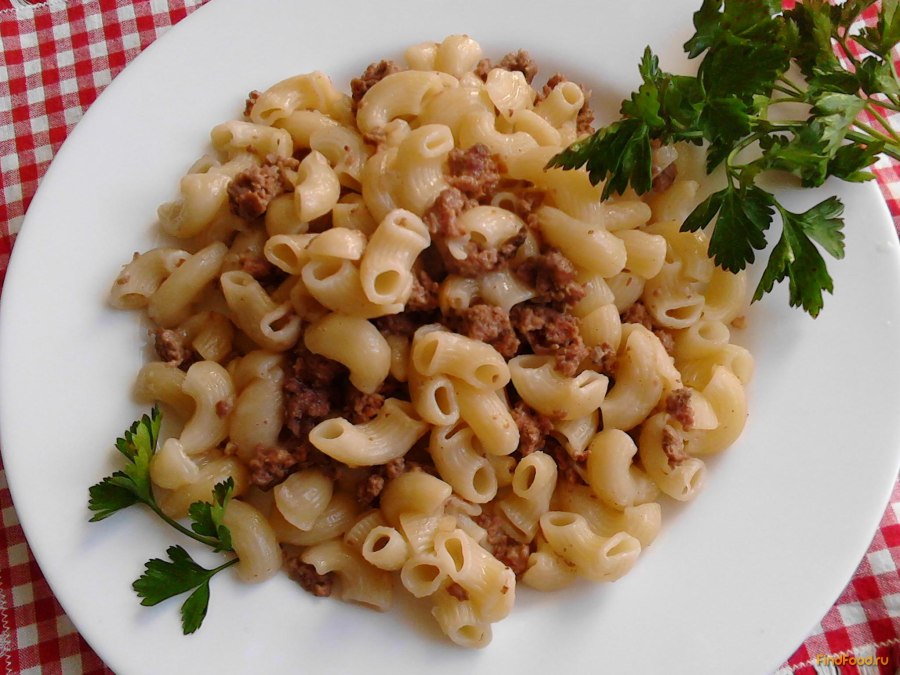 Макароны по-флотски с фаршем