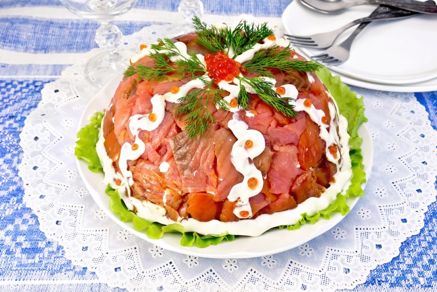 Руккола авокадо черри
