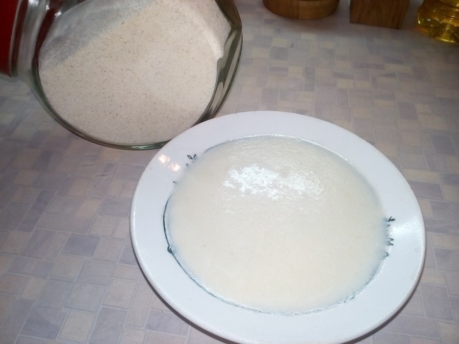 Манная каша на воде
