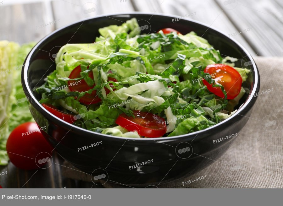 Салат из савойской капусты с кунжутом
