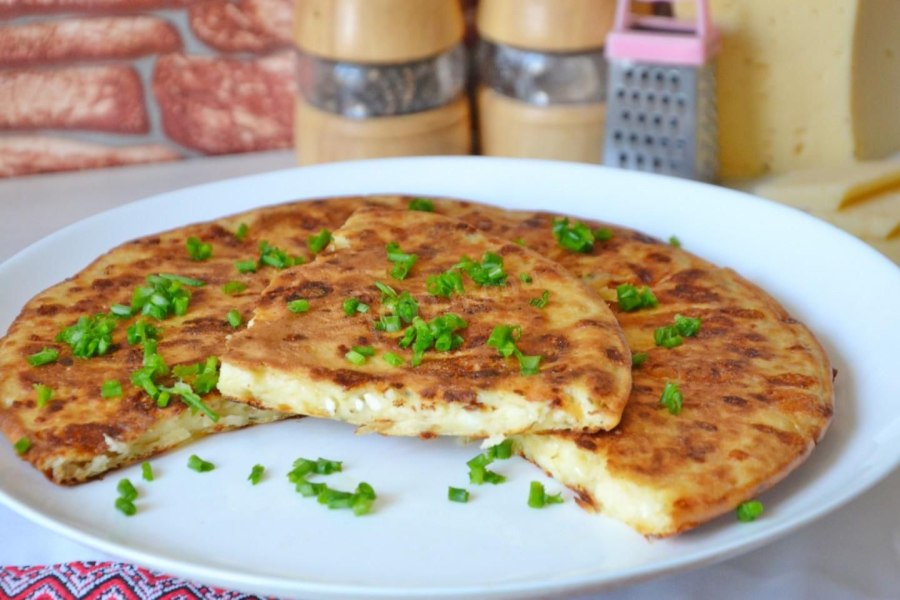 ПП хачапури с творогом и сыром