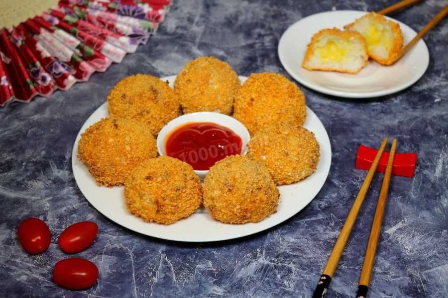 Японские сырные шарики