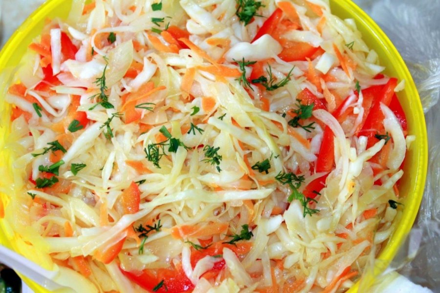 Морковь с грибами