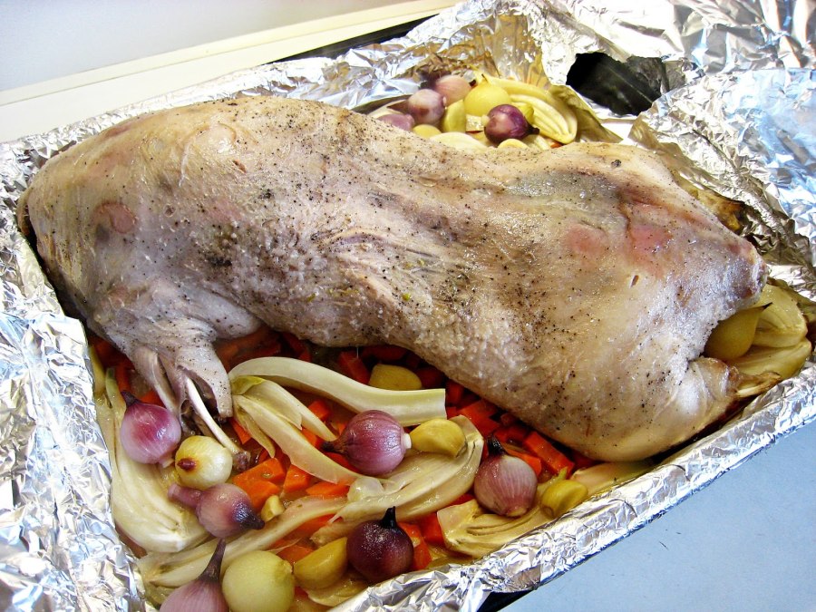 Нут с мясом