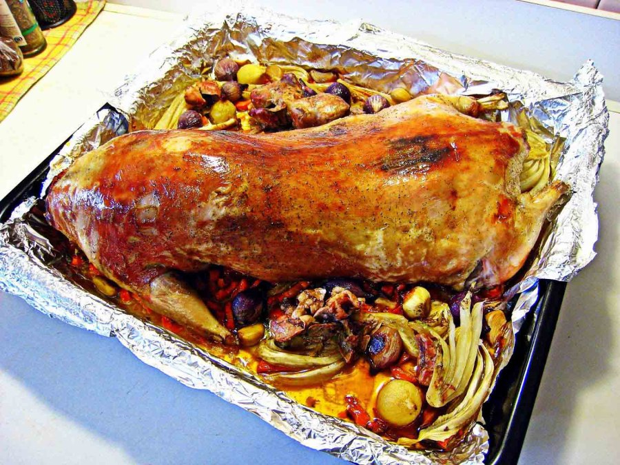 Вкусное блюдо из нутрии