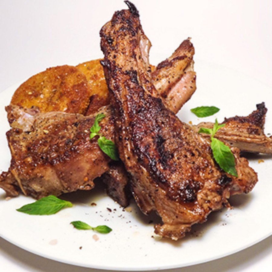 Мясо на вертеле по абхазски