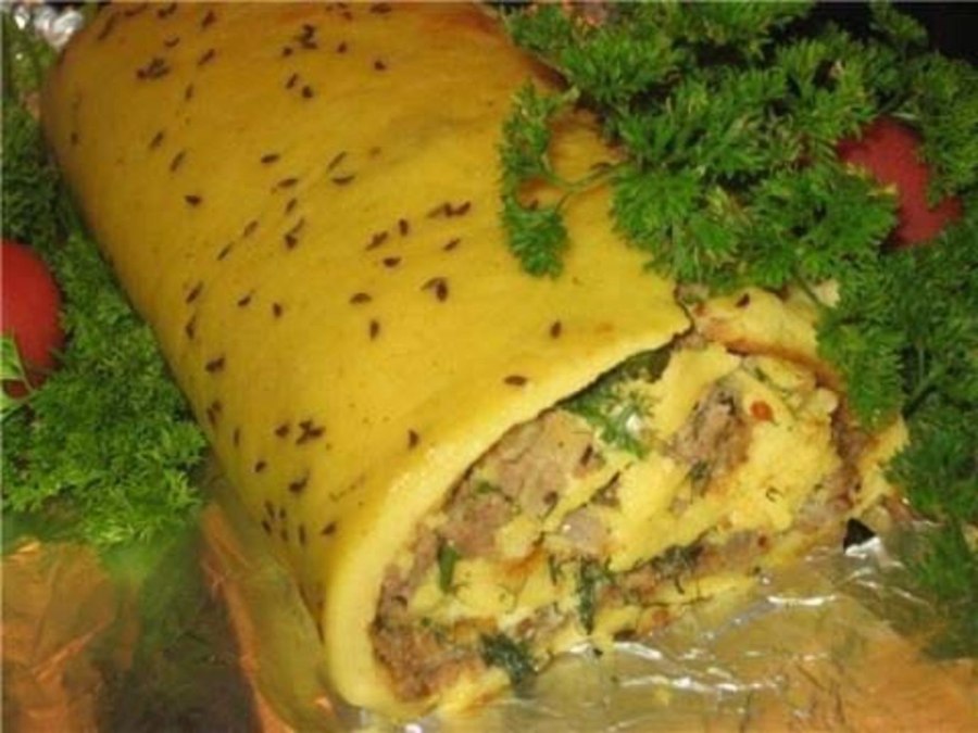 Рулет из картошки
