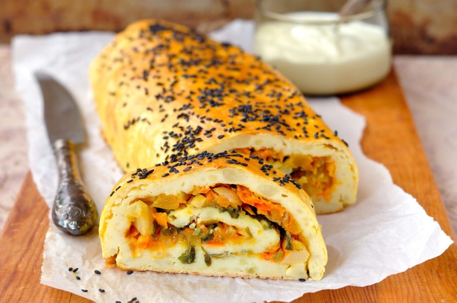 Картофельный рулет