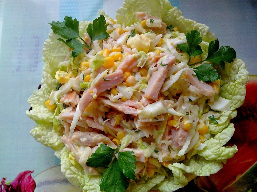 Салат слоеный мужской каприз