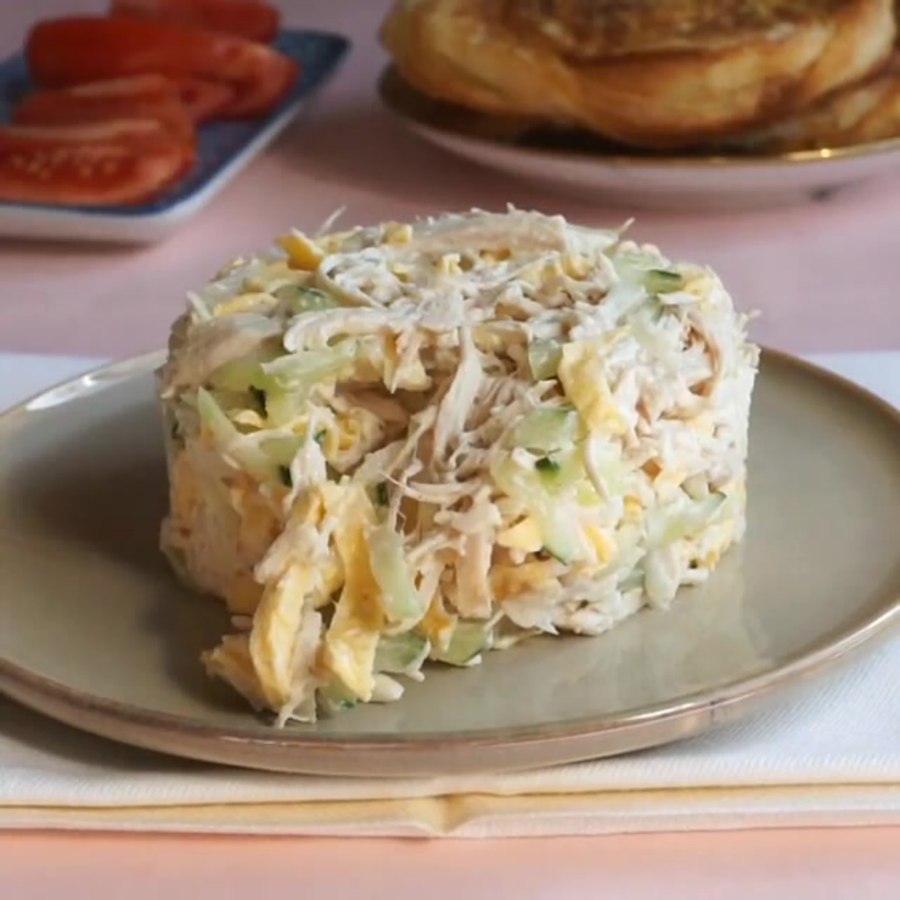 Салат ночной каприз рецепт с курицей