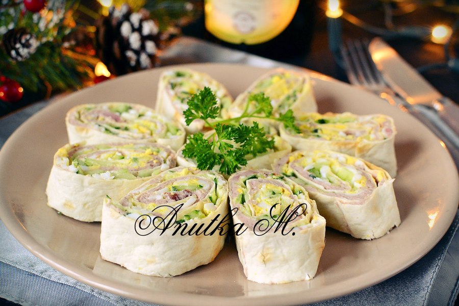 Закуски из лаваша