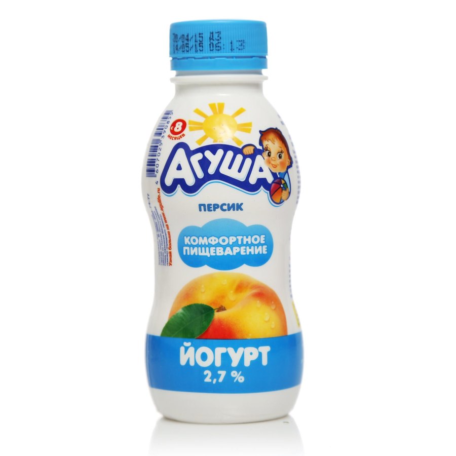Детские йогурты Агуша ФРУТОНЯНЯ