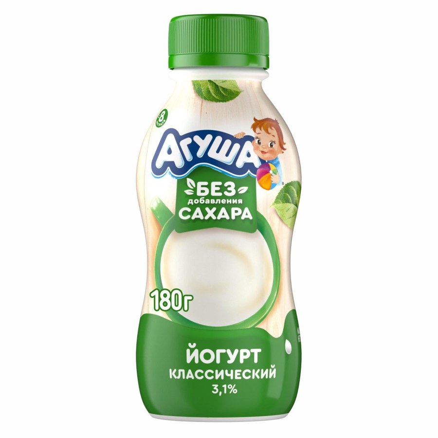 Биолакт Агуша клубника 3% 90 г