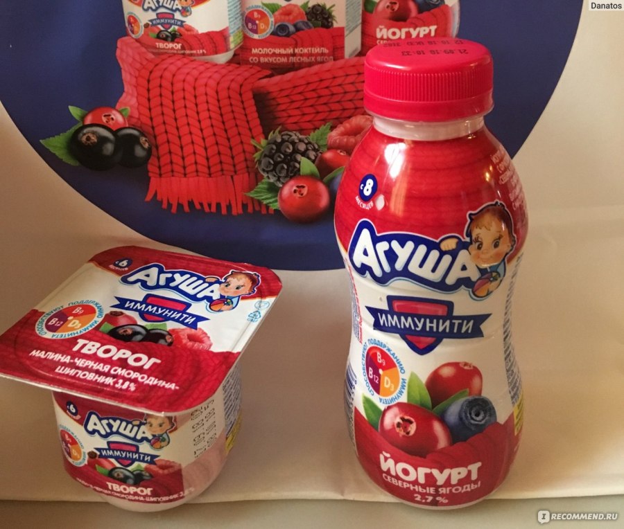 ФРУТОНЯНЯ йогурт состав