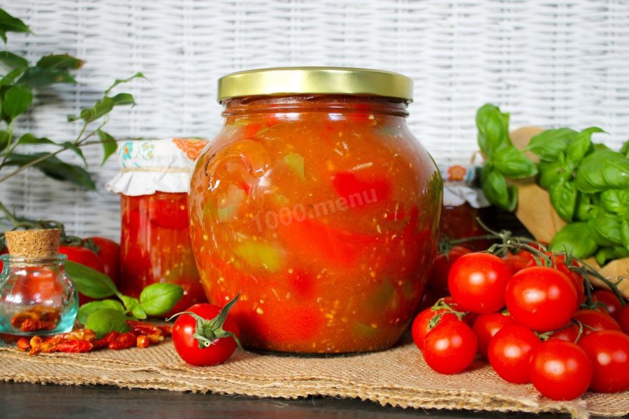 Лечо с баклажанами