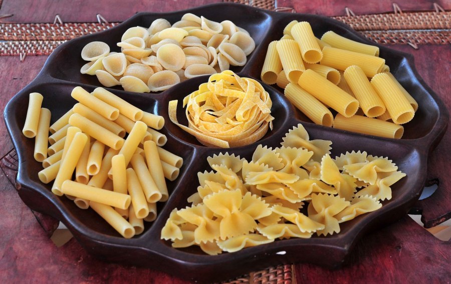 Макароны перья