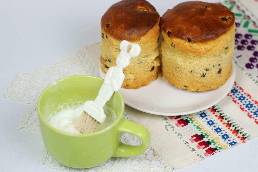 Глазировка куличей пасхальных
