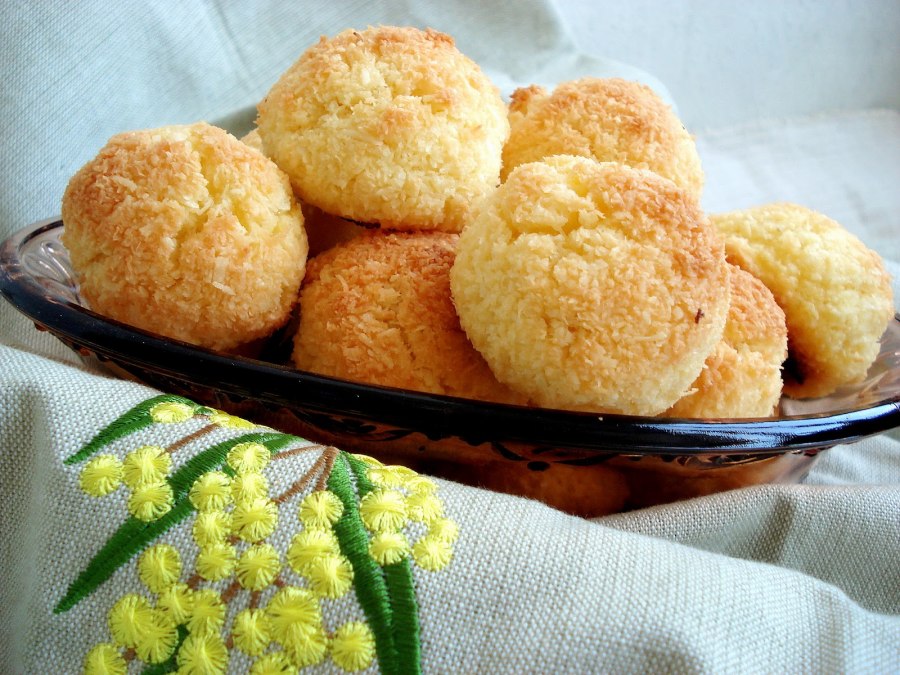 Печенье из кокосовой стружки