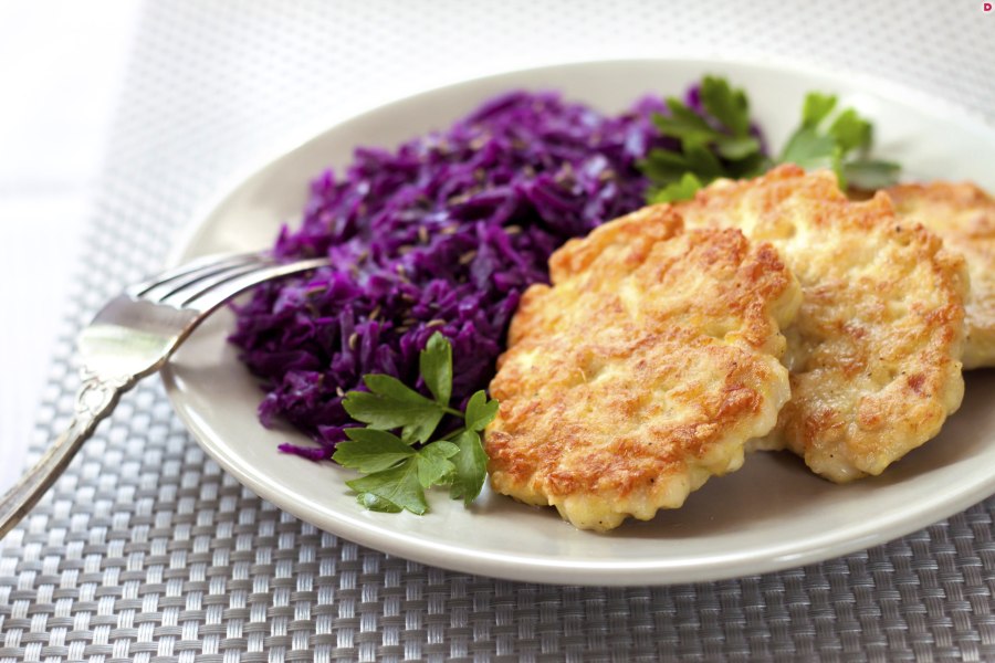 Куриные оладьи
