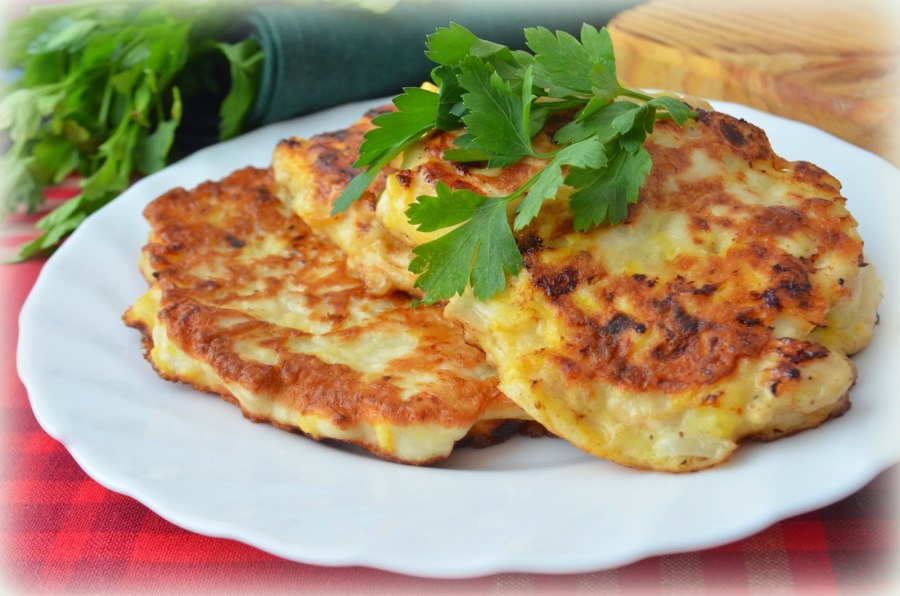 Куриные оладьи из филе