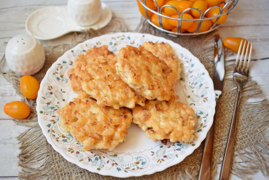 Мясные оладьи