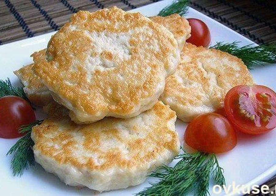 Оладьи из филе курицы