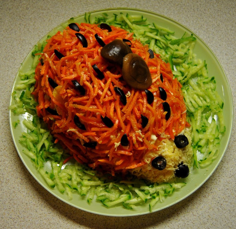 Салат Ежик