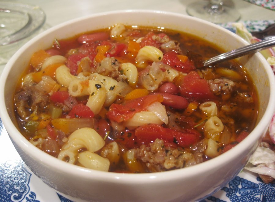 Суп с перловкой и капустой