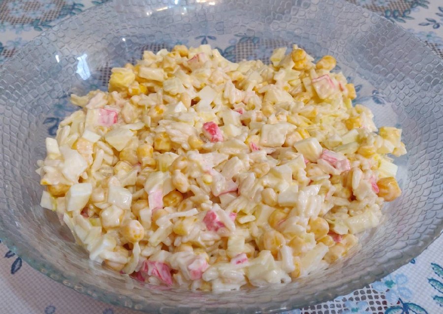 Салат крабовый