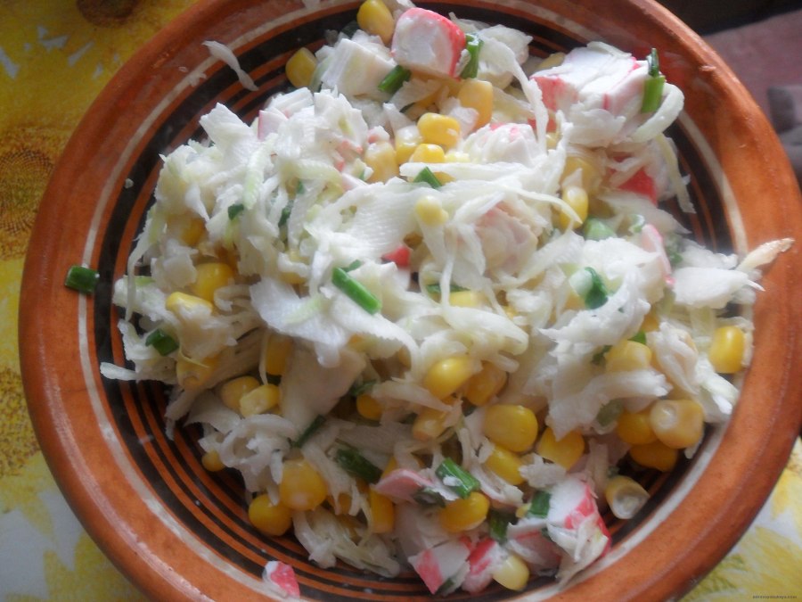 Салат из крабовых палоч