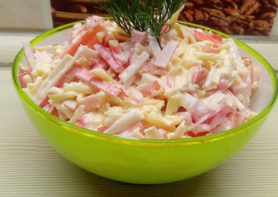 Салат крабовый