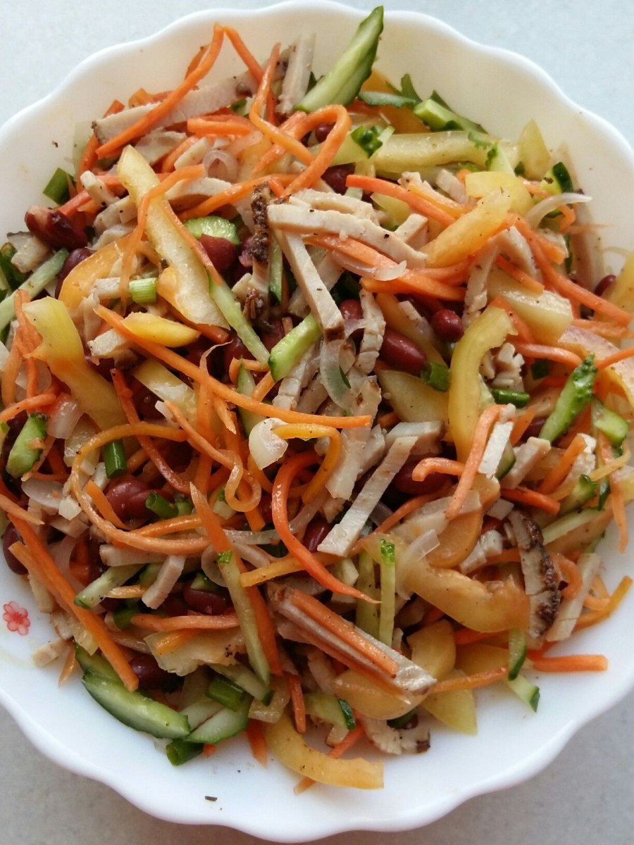 Салат из корейской морковки