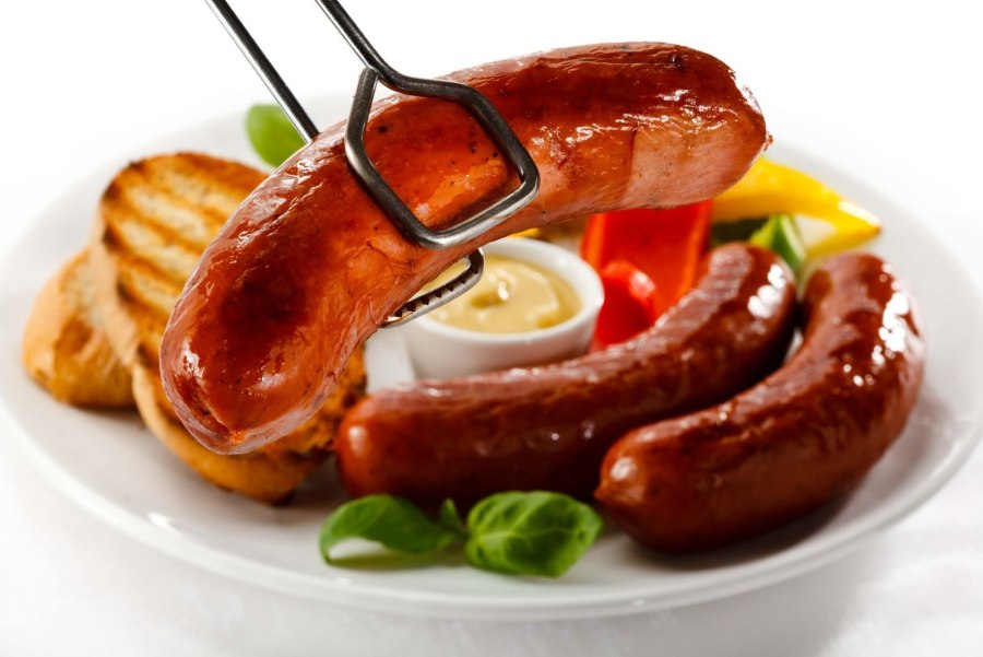 Нюрнбергские колбаски / Nürnberger Rostbratwurst.