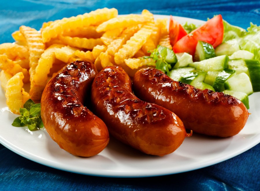 Сардельки гриль