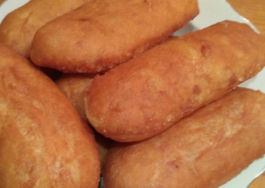 Пирожки с печенью и картошкой