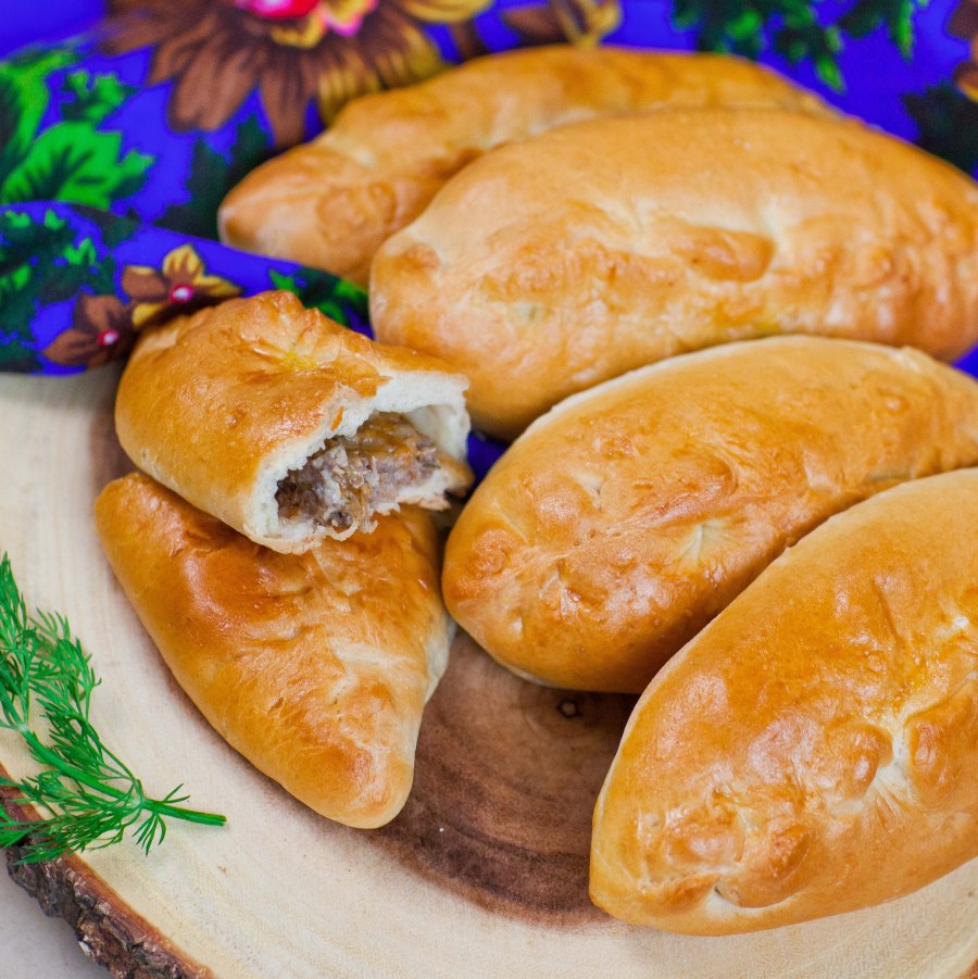 Пирожки с печенью в духовке