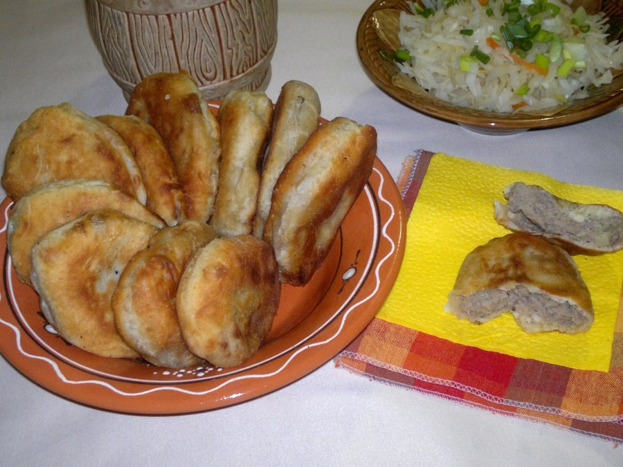 Блинный пирог с печенью