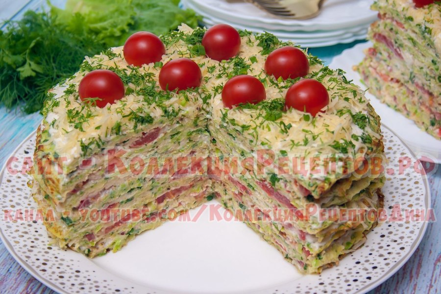 Кето кабачковый торт