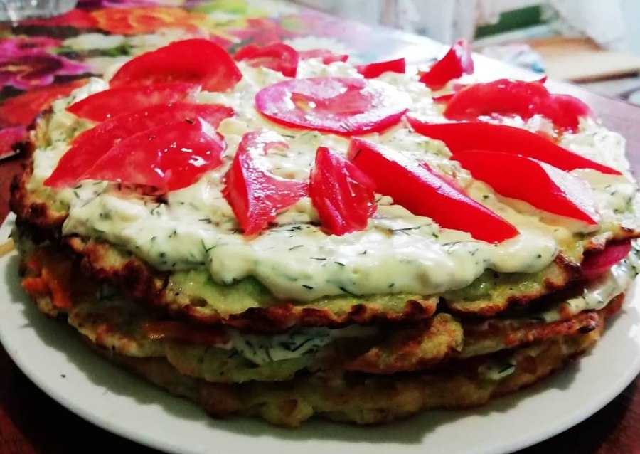 Кабачковый тортик