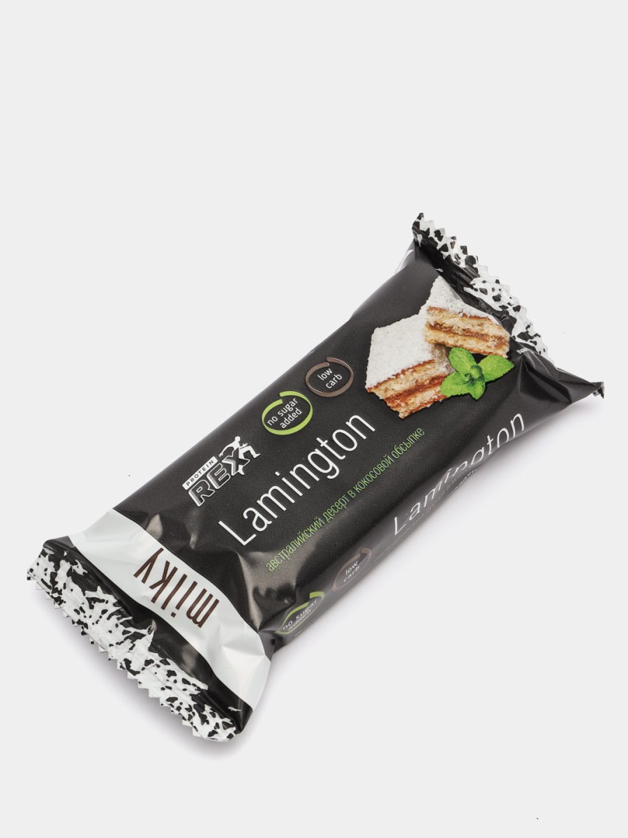 Пирожное протеиновое Protein Rex Lamington молочное