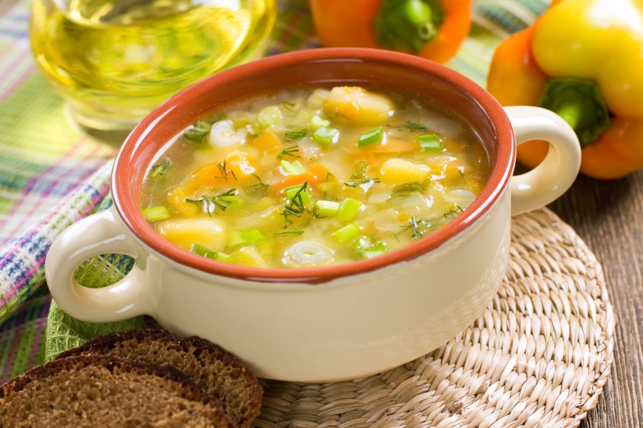 Куриный суп с овощами