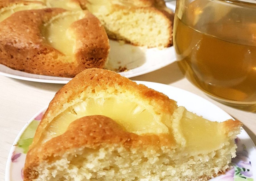 Пирог из маргарина и яиц