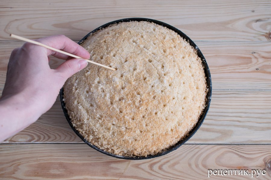 Пирог с кокосовой стружкой