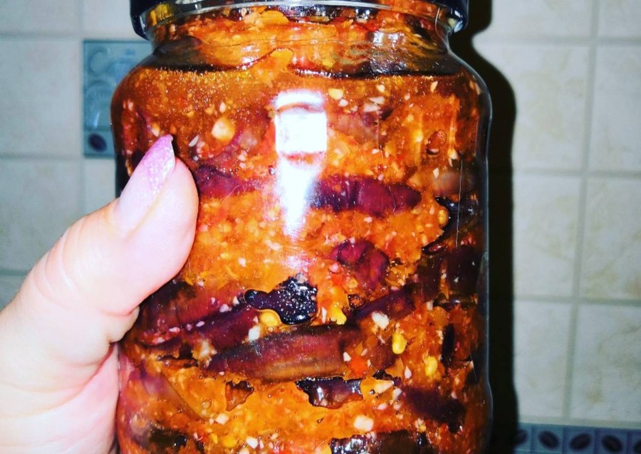 Закуска из баклажанов на зиму