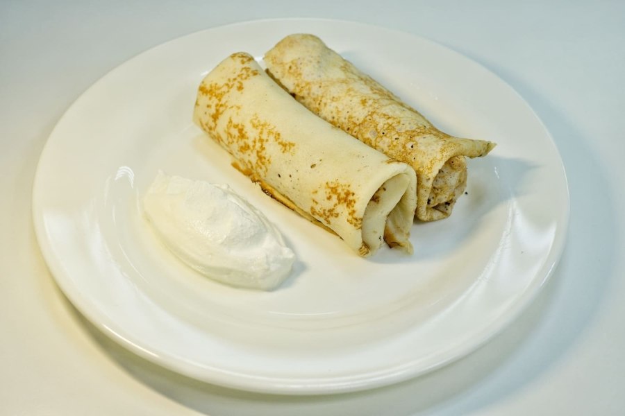 Блинчики с творожным сыром