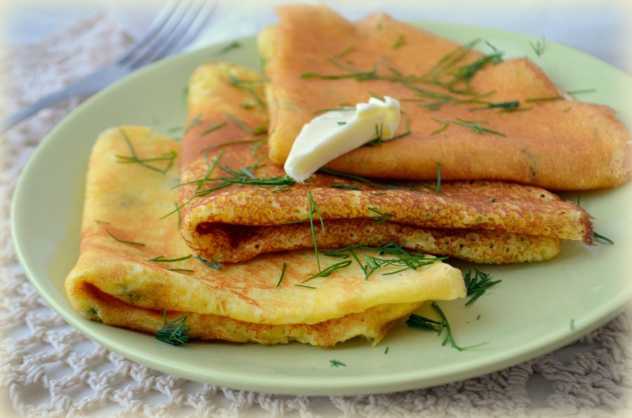Блины на молоке и кукурузном крахмале рецепт