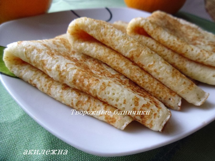 Блины на воде вкусные тонкие ажурные